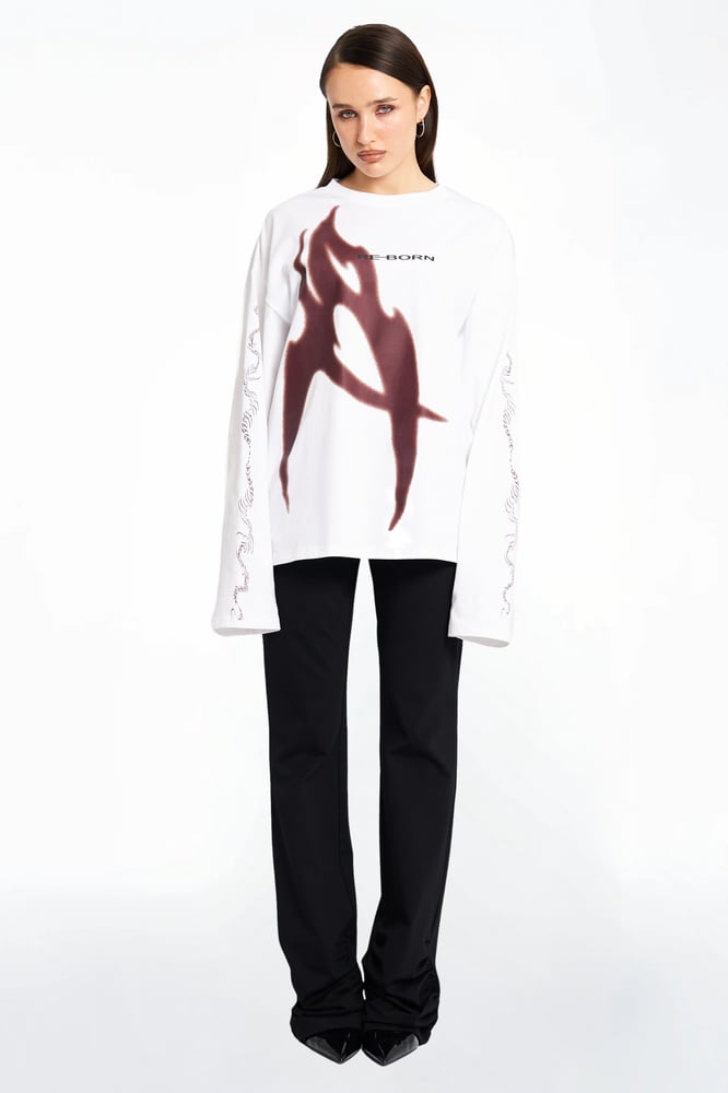 Oversized Printed Longsleeve